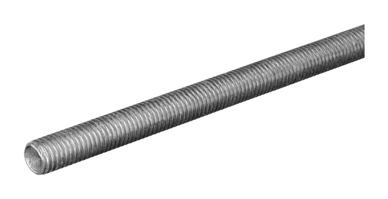 Boltmaster 3/8-16 in. Dia. x 24 in. L Steel Threaded Rod (Pack of 5 ...