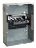 Square D HomeLine 100 amps 120/240 V 6 space 12 circuits Surface Mount Main Lug Load Center