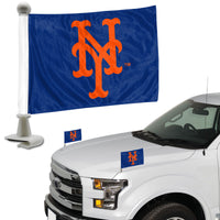MLB - New York Mets Ambassador Car Flags - 2 Pack