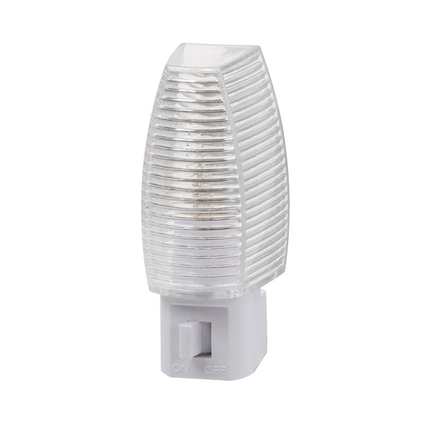 Luz de noche LED manual transparente Westek Nl-Tipi-C de 3,15" con tipi blanco