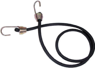 Keeper Black Bungee Cord 40 in. L x 0.374 in. 1 pk (Pack of 10)