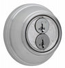 Kwikset SmartKey Satin Nickel Metal Deadbolt