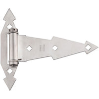 National Hardware 7 in. L Stainless Steel Stainless Steel Ornamental T Hinge 1 pk - Deal of The Week