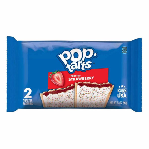 Pastelitos tostados Pop-Tarts de fresa, en bolsa de 3,3 oz (paquete de 6)