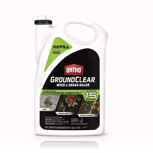 Ortho GroundClear Weed and Grass Killer Refill RTU Liquid 1 gal.