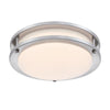 Westinghouse Lauderdale 3.5 in. H X 11 in. W X 11 in. L Brushed Nickel Silver Ceiling Fixture