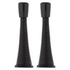 National Hardware 3.12 in. L Steel Matte Black Spring Door Stop Mounts to wall 0.87 in.
