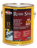 Black Jack Rubr-Seal Gloss Black Rubber Roof & Flashing Cement 1 gal. (Pack of 6)