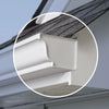 Amerimax 5 in. H x 3.5 in. W x 5 in. L White Aluminum K Right End Cap (Pack of 15)