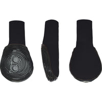 Goo-Eez Monochromez Dog Boots Small Black 2 pk Waterproof Paw Protection with Shock Absorbing Gel