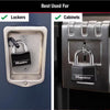 Master Lock 1-9/16 in. W Brass 4-Pin Cylinder Covered Padlock