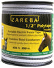 Zareba PT656WH-Z 1/2" White 200 Meter Polytape