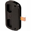 Prime-Line Zinc-Plated Black Plastic Sliding Door Latch 1 pk