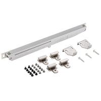 National Hardware Satin Nickel Plastic Sliding Door Hardware Kit (Pack of 2)