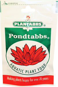 Pondtabbs Aquatic Plant Food 20 ct Tablets Boost Growth for Water Gardens Safe for Fish Easy Monthly Feeding
