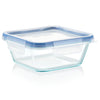 Snapware Clear/Green Lock Top Container 4-Cups Capacity (Pack of 4 )