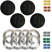 Range Kleen Plastic Replacement Knob Kit