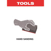 Diablo 9 in. L X 3-2/3 in. W 60 Grit Aluminum Oxide Sanding Sheet 10 pk