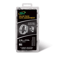 Ideal Tridon 5/16 in. 2-3/4 in. SAE 4' SAE 6 Silver Hose Clamp Stainless Steel