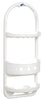 Zenith Zenna Home 26.38 in. H X 5.5 in. W X 10.25 in. L Frosted White Shower Caddy