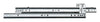 Knape & Vogt 20 in. L Steel Ball-Bearing Rollers Drawer Slide 2 pk - Open Box