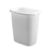 Rubbermaid 3.5 gal. White Open Top Wastebasket (Pack of 6)