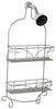 Zenna Home 24 in. H X 3.75 in. W X 12 in. L Satin Nickel Silver Shower Caddy