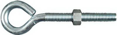 Stanley Hardware N221-317 1/2" X 6" Zinc Plated Eye Bolt With Nut Assembled (Pack of 10)