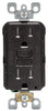 Leviton SmartlockPro 15 amps 125 V Duplex Black GFCI Outlet 5-15R 1 pk