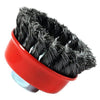 Forney 2.75 in. D X 5/8 in. Knotted Steel Cup Brush 12500 rpm 1 pc - Deal of The Week