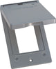 Sigma Engineered Solutions Rectangle Die-Cast Metal 1 gang 4.57 in. H X 2.83 in. W Vertical GFCI Cov - Deal of The Week