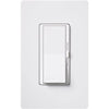 Lutron Diva White 110 W Fan/LED Dimmer Slide Switch 1 pk