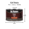 Old Masters Cherry Gel Stain 1 pt. (Pack of 4)