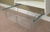 Easy Track 11 in. H X 24 in. W X 13 in. L Chrome Closet Organizer