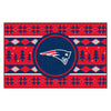NFL - New England Patriots Holiday Sweater Rug - 19in. x 30in.