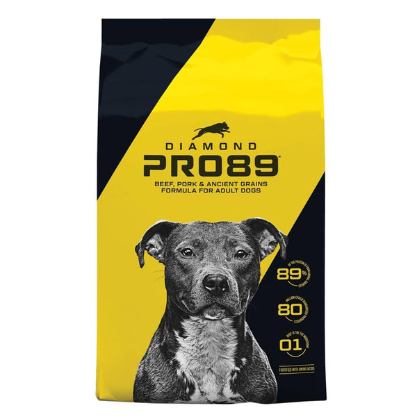 Alimento seco para perros adultos Diamond PRO89 con carne de res y cerdo, 40 lb