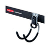 Rubbermaid FastTrack Soft Grip Coating Satin Nickel Steel Small and Medium Multi-Purpose Hook 50 lb.