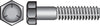 Hillman 3/8 in. D X 4-1/2 in. L Heat Treated Zinc Steel Hex Head Cap Screw 50 pk