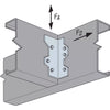 Simpson Strong-Tie Galvanized Steel 16 ga. L-Angle 5 L x 1.375 H x 2.4 W in.