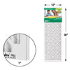 AAF Flanders NaturalAire 12 in. W x 36 in. H x 1 in. D 8 MERV Pleated Air Filter (Pack of 12)