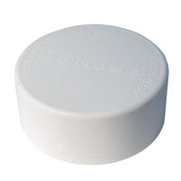 NDS Schedule 35 4 in. Hub each X 4 in. D Hub PVC Drain Cap 1 pk