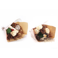 Second Nature Cozy Cabin and Christmas Traditions Bouquet 27 in. (Pack of 10)