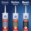 GE Silicone 2 Clear Silicone 2 Kitchen and Bath Silicone 10.1 oz. (Pack of 12)