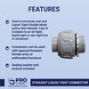 Sigma Electric ProConnex 1 in. D Plastic Straight Connector For Liquid Tight 1 pk