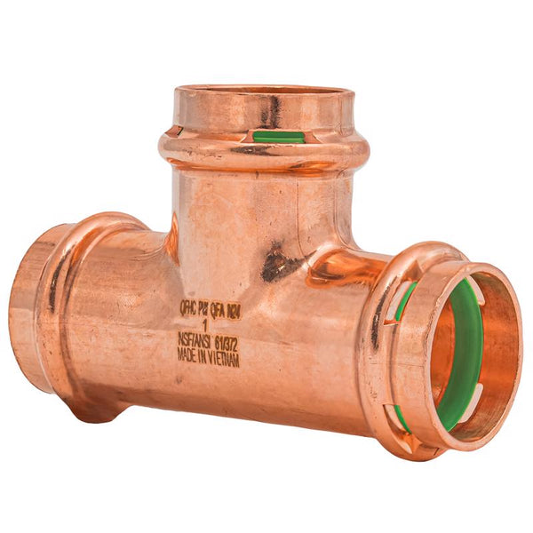 Tee de cobre QuickFitting de 1 pulg. a presión a presión