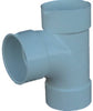 Charlotte Pipe Schedule 30 3 in. 3 in. D PVC Sanitary Tee 1 pk