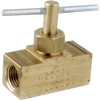 Anderson Metals 1/8 in. 1/8 in. Brass Needle Valve