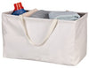 Whitney Design White Rectangular Canvas Collapsible Krush Container 13 H x 11 W x 22 L in.