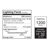 Feit G25 E26 (Medium) Filament LED Bulb Daylight 100 Watt Equivalence 1 pk