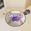 Western Carolina University Baseball Rug - 27in. Diameter